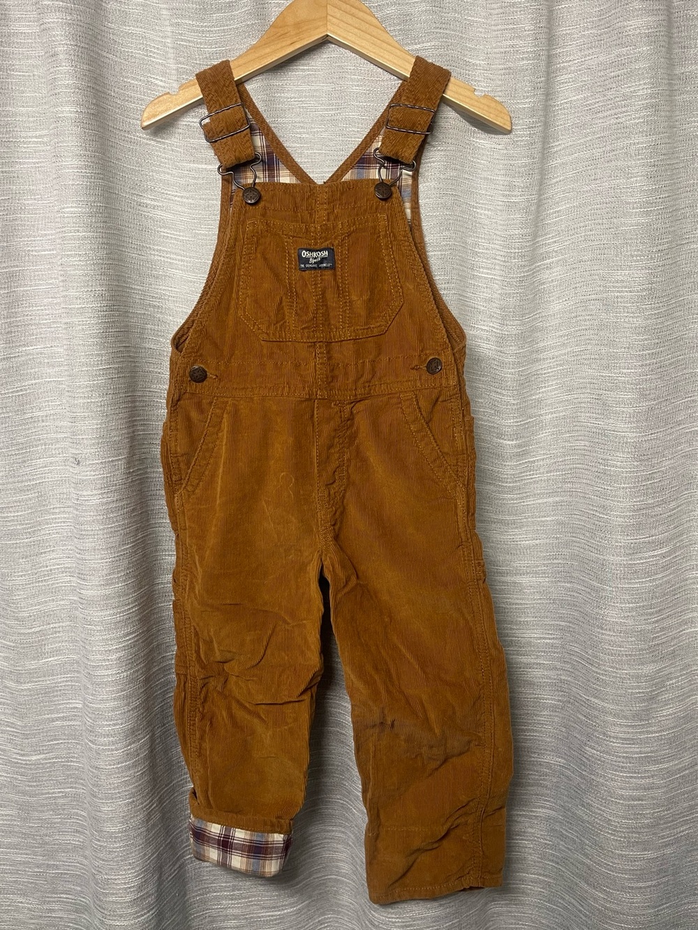 OshKosh B'gosh Corduroy Overalls in Rust